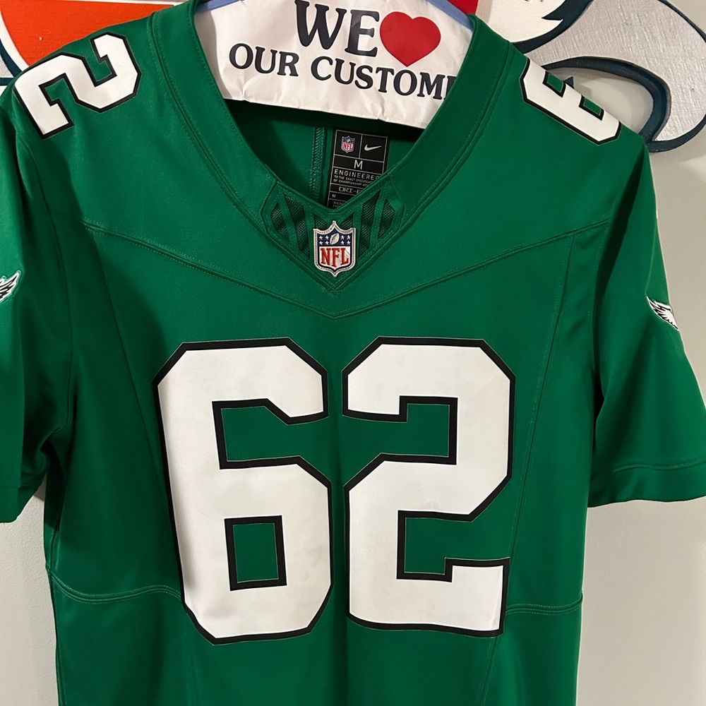 Philadelphia Eagles Kelce Kelly Green Jersey